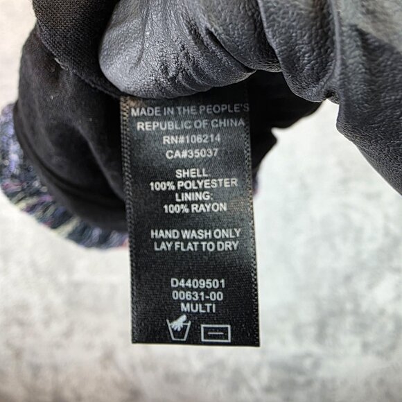 Joe's Dress Womens Small Multi Sheath Abstract Print 3/4 Sleeve Lined Back Zip - Picture 8 of 11